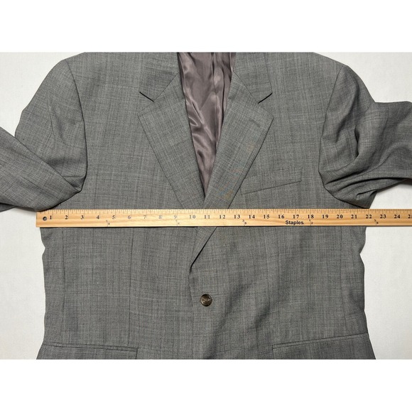 Lauren Ralph Lauren Adult Size 42R Blazer Jacket 100% Wool Dark Gray Sports Coat - Picture 5 of 12